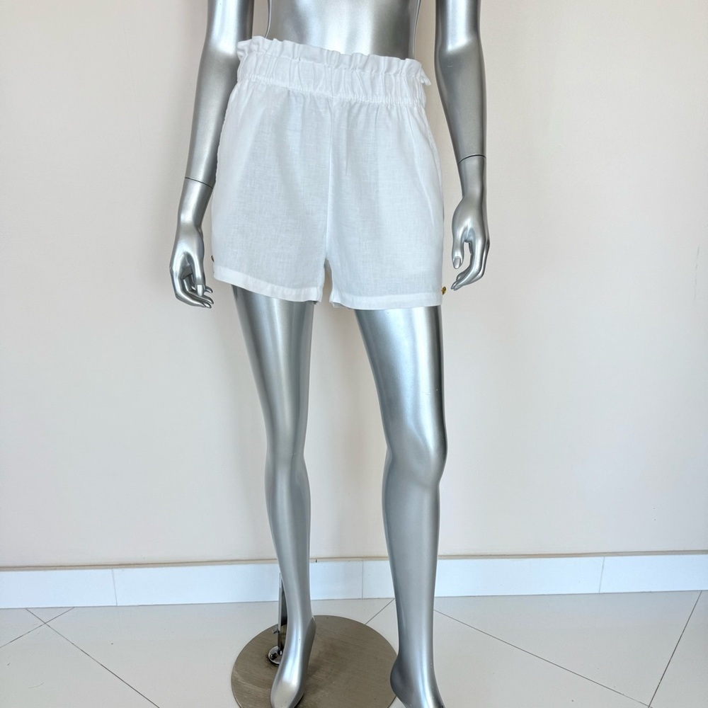 Isaac Mizrahi women linen shorts size S